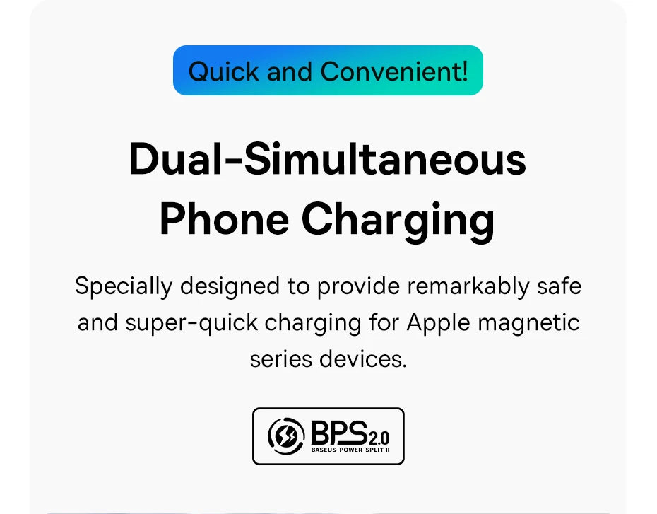 3-in-1 20W Magnetic Wireless Charger – Fast Charge for iPhone, AirPods & Apple Watching Station Holder